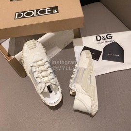 Dolce Gabbana Fashion White Casual Sneakers For Women 