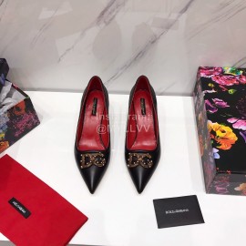 Dolce Gabbana Autumn New Calf High Heels For Women Black