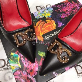 Dolce Gabbana Autumn New Calf High Heels For Women Black
