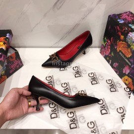 Dolce Gabbana Autumn New Calf High Heels For Women Black