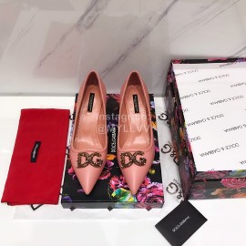 Dolce Gabbana Autumn New Calf High Heels For Women Pink