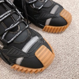 Dolce Gabbana Autumn Winter New High Top Casual Sneakers For Men And Women Black