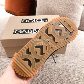 Dolce Gabbana Autumn Winter New High Top Casual Sneakers For Men And Women Black