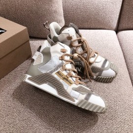 Dolce Gabbana Autumn Winter New High Top Casual Sneakers For Men And Women Gray