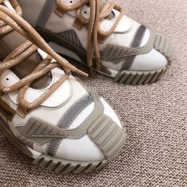 Dolce Gabbana Autumn Winter New High Top Casual Sneakers For Men And Women Gray