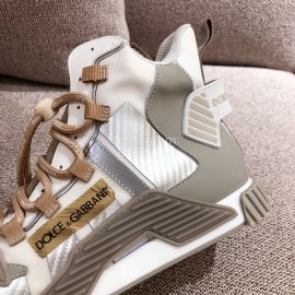 Dolce Gabbana Autumn Winter New High Top Casual Sneakers For Men And Women Gray