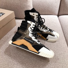 Dolce Gabbana Autumn Winter New High Top Casual Sneakers For Men And Women 