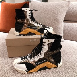 Dolce Gabbana Autumn Winter New High Top Casual Sneakers For Men And Women 