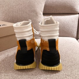 Dolce Gabbana Autumn Winter New High Top Casual Sneakers For Men And Women Orange