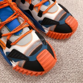 Dolce Gabbana Autumn Winter New High Top Casual Sneakers For Men And Women Blue