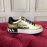 Dolce Gabbana Silk Cowhide Letter Printed Casual Shoes For Men And Women Gold