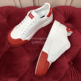 Dolce Gabbana Silk Cowhide Casual Shoes For Men And Women Red