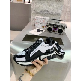 Dolce Gabbana Fashion Leather Thick Soles Sneakers For Men And Women