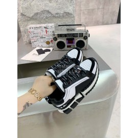 Dolce Gabbana Fashion Leather Thick Soles Sneakers For Men And Women