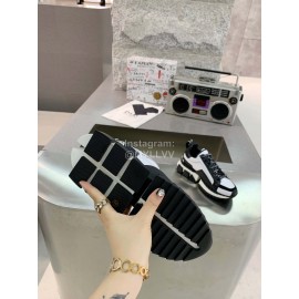 Dolce Gabbana Fashion Leather Thick Soles Sneakers For Men And Women