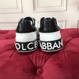 Dolce Gabbana New Silk Leather Black Casual Shoes For Men And Women