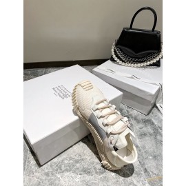 Dolce Gabbana New Stretch Crosta Leather Sneakers For Women Beige