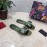 Dolce Gabbana Soft Sheepskin Flat Heel Slippers For Women Green