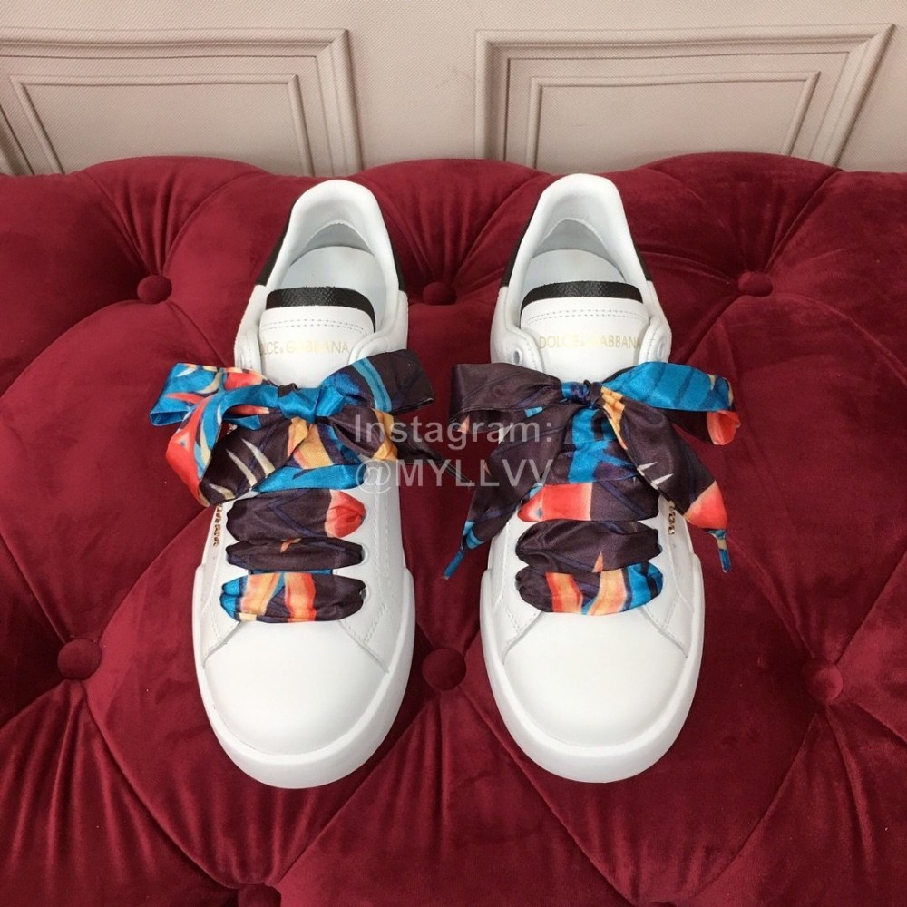 Dolce Gabbana Silk Leather New Casual Shoes For Men And Women