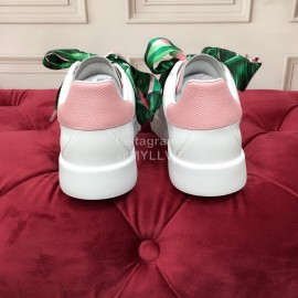 Dolce Gabbana Silk Leather New Casual Shoes For Men And Women Pink