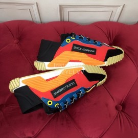 Dolce Gabbana Fashion Casual Sneakers For Women Orange