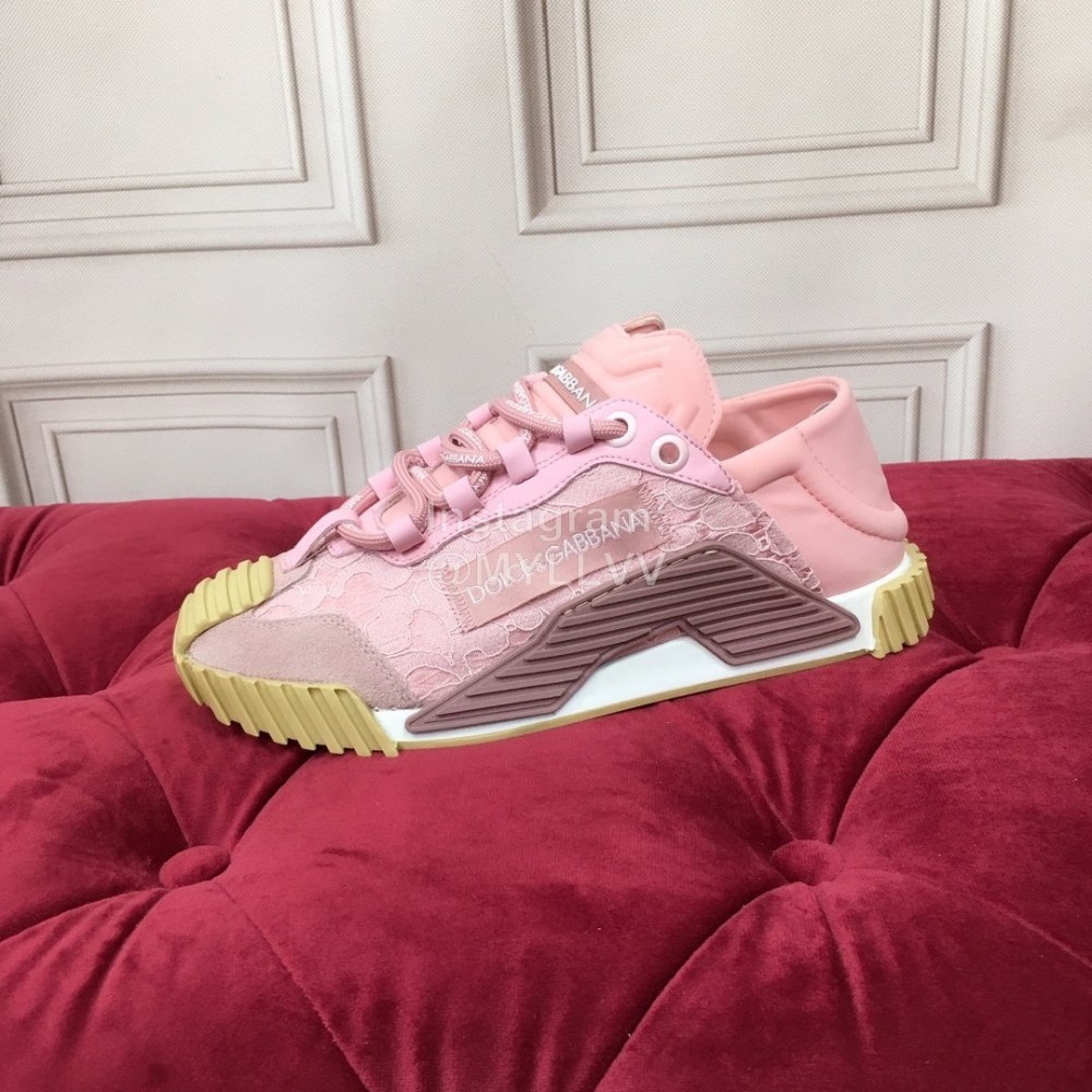 Dolce Gabbana Fashion Pink Casual Sneakers For Women