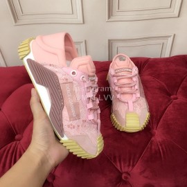 Dolce Gabbana Fashion Pink Casual Sneakers For Women