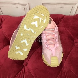 Dolce Gabbana Fashion Pink Casual Sneakers For Women