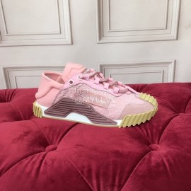Dolce Gabbana Fashion Pink Casual Sneakers For Women