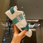 Dolce Gabbana Fashion Silk Leather Casual Shoes For Men And Women Green