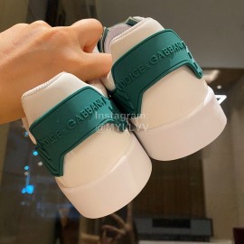 Dolce Gabbana Fashion Silk Leather Casual Shoes For Men And Women Green