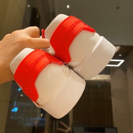 Dolce Gabbana Fashion Silk Leather Casual Shoes For Men And Women Orange