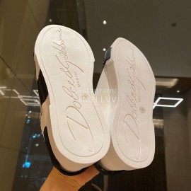 Dolce Gabbana Fashion Silk Leather Casual Shoes For Men And Women Black