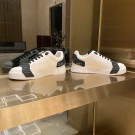 Dolce Gabbana Fashion Silk Leather Casual Shoes For Men And Women Black