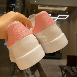 Dolce Gabbana Fashion Silk Leather Casual Shoes For Men And Women Pink