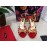 Dolce Gabbana Soft Sheepskin High Heel Sandals For Women Red