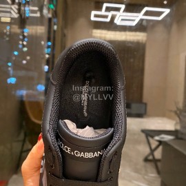 Dolce Gabbana Fashion Silk Leather Casual Shoes For Men And Women Black