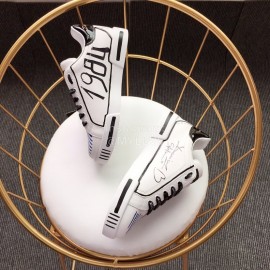 Dolce Gabbana Fashion Crown Silk Leather Casual Shoes For Men And Women