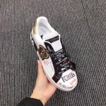 Dolce Gabbana Fashion Silk Leather Crown Casual Shoes For Men And Women