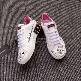 Dolce Gabbana Fashion Silk Leather Casual Shoes For Men And Women