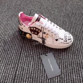 Dolce Gabbana Fashion Silk Leather Casual Shoes For Men And Women