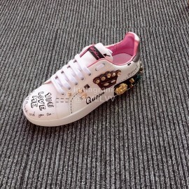 Dolce Gabbana Fashion Silk Leather Casual Shoes For Men And Women