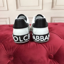 Dolce Gabbana New Five-Pointed Star Silk Leather Casual Shoes For Men And Women