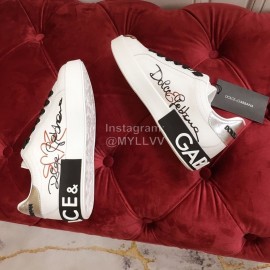 Dolce Gabbana New Silk Leather Casual Shoes For Men And Women