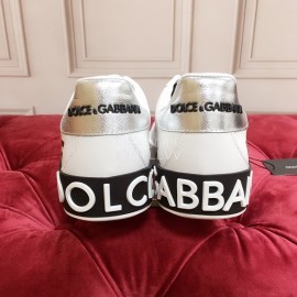 Dolce Gabbana New Silk Leather Casual Shoes For Men And Women