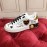 Dolce Gabbana New Silk Leather Casual Shoes For Men And Women Gold