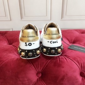 Dolce Gabbana New Silk Leather Five-Pointed Star Casual Shoes For Men And Women