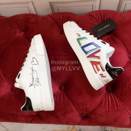 Dolce Gabbana New Butterfly Silk Leather Casual Shoes For Men And Women