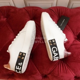 Dolce Gabbana New Silk Leather Sequin Casual Shoes For Men And Women