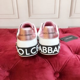 Dolce Gabbana New Silk Leather Sequin Casual Shoes For Men And Women